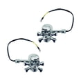 thumbnail image 1 of Direccionales Calavera Cromada Led Roja Set 12V RODA, 1 of 4