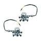 thumbnail image 1 of Direccionales Calavera Cromada Led Roja Set 12V RODA, 1 of 4