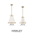 thumbnail image 4 of Lexi 1 Light Large Pendant In Traditional-Transitional Style 16 Inches Wide By 17.75 Inches High-Lacquered Brass Finish Hinkley Lighting 4993Lcb, 4 of 5