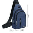 Back to School Savings! SRUILUO Strap Bag Crossbody Backpacks with USB