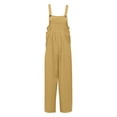 thumbnail image 5 of Yellow Womens Sweatpants Popular Women's Pants Solid Color Women's Casual Pants Overalls Casual Pants Women, 5 of 5