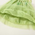 thumbnail image 5 of Baby Girls' Dresses New Toddler Kids Kids Girls Cute Summer Mesh Solid Color Print Bow Suspenders Dress Skirt Girls' Special Occasion Dresses Toddler Girls Dresses Green New, 5 of 8