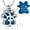 Blue, variant on Openable Pet Urns For Dogs/Cats - Personalized Paw Print Pet Urn Necklace for Ashes Memorial Keepsake Jewelry for Pet/Dog's/Cat's Ashes