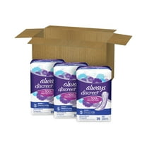 Always Discreet Sensitive Bladder Protection Pads, Heavy, Long, 39/Pack, 3 Packs/Carton (92729)