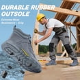 thumbnail image 2 of LAoutun Work Boots for Men Women Lightweight Steel Toe Boots Comfortable High Top Safety Shoes, 2 of 6