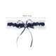 thumbnail image 3 of Wedding Bride Garter Belt Lace Bowknot Thigh Garter Elastic Leg Band Leg Ring, 3 of 4