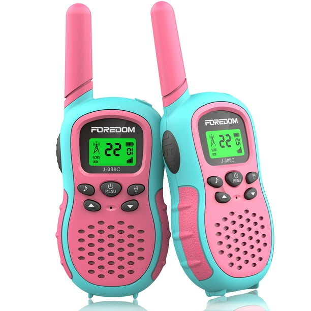 FOREDOM J388C Walkie Talkies for Kids Long Range with Flashlight