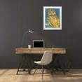 thumbnail image 3 of Botman, Loes 25x32 White Modern Wood Framed Museum Art Print Titled - Eule, 3 of 4