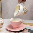 thumbnail image 2 of Ceramic Sugar Bowl With Lid And Milk Jug, Creamer And Sugar Sets, Cream And Sugar Pot, Creamer Jug Sugar Jar, Coffee Serving Set , Cream Pitcher-Milk Jug, 2 of 8