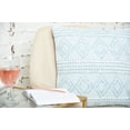 thumbnail image 4 of Trinity Sky Geometric Pattern Woven Accent Throw Pillow, 18" x 18", 4 of 6