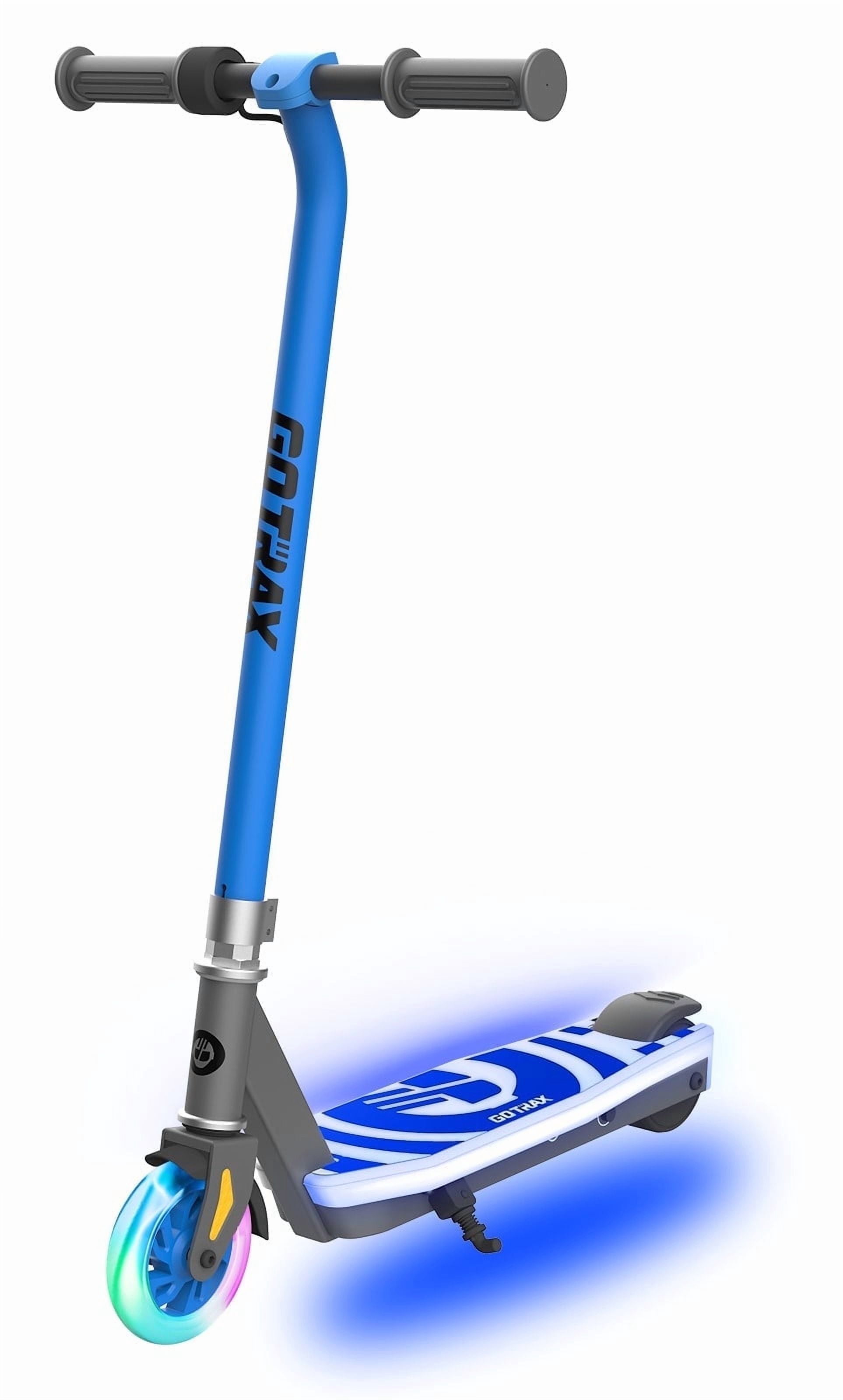 GoBiggeR チタングレー　ゴースト音叉スライダー　シャーク青 GOTRAX Scout light-up kids' electric scooter for ages 4–7, 80w