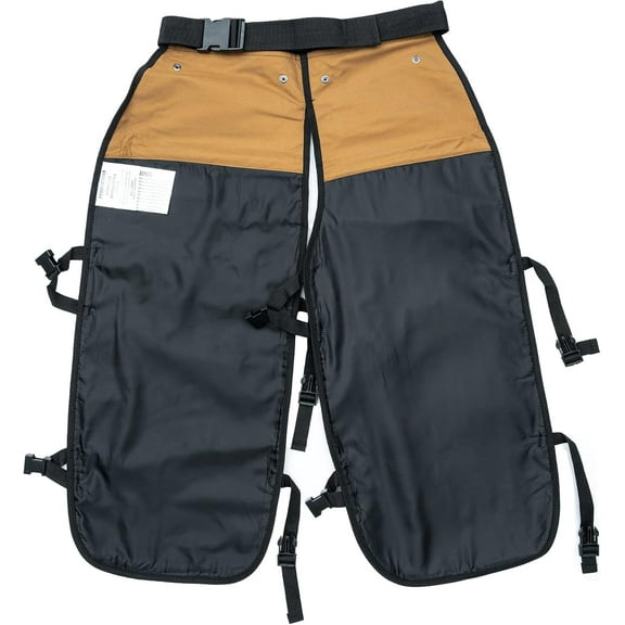 Chainsaw Chaps for Men - Adjustable Belt - Chain Saw Chaps for Men, Apron Style W/Pocket, Chainsaw Safety Equipment