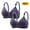 Blue, variant on 2PC Mini-mizer Bras for Women's Push-Up Embroidered Glossy Comfortable Breathable Bra Underwear No Rims