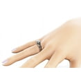 thumbnail image 6 of HeartsAndYou 1.5ct Round Cut Moissanite Engagement Ring for Women 18k White Gold Over Silver Vintage Inspired Filigree, 6 of 8