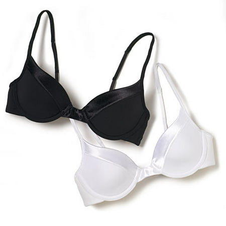 Vassarette - Girls' Tuxedo Underwire Bras, 2-Pack