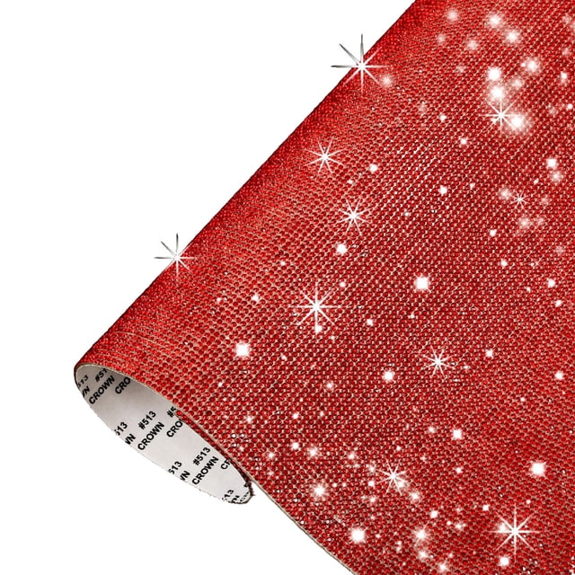 Speravity Hojas de diamantes de imitación autoadhesivas con adhesivo de buena artesanía accesorios de bricolaje decoraciones de coche para teléfono rojo Type3 NO3 Speravity VI014464-13B