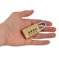 thumbnail image 4 of Faithfull Brass Combination Padlock, 4 of 5