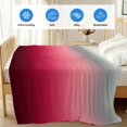 thumbnail image 4 of Gray Pink Ombre Cooling Blanket,Lightweight Breathable Summer Throw Blanket with Double Sided Cold Effect,Modern Geometric Striped Abstract Art Picnic Blankets Bed Sheet for Hot Sleepers 60"x80", 4 of 8