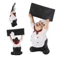 thumbnail image 4 of Resin Chef Decoration Retro Hand Up Chef Exquisite Welcome Sign Ornament Fadeless Chef Figure, 4 of 8