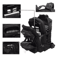 thumbnail image 3 of Mochila Táctica Militar Para Camping Negro, 3 of 3