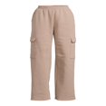 thumbnail image 2 of CHOK Cargo Wide Fleece Sweatpants  Sizes XS-XXXL, 2 of 5
