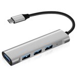 USB Hub USB-C 4 Ports USB Hub USB Splitter pour ordinateur portable USB Hub du connecteur