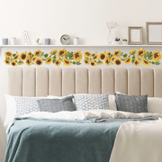 Neutral Sunflower Mural Home Wall Decal & Sticker