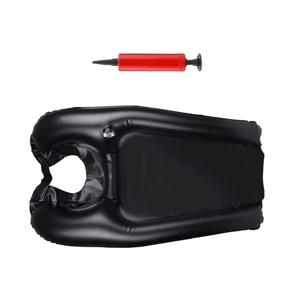 SIEYIO Comfortable Hair Wash Tray Spill Proof Inflatable Hair Rinse Bowl Convenient Hair Care Solution for Sink & Beds Use