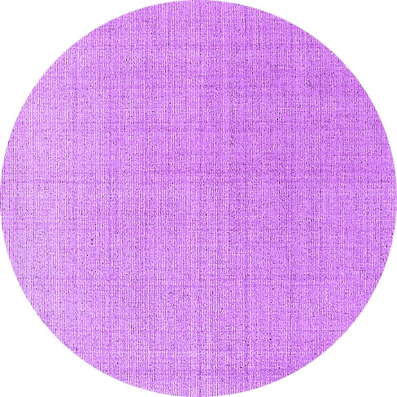 Ahgly Company Indoor Round Oriental Purple Industrial Area Rugs, 8' Round