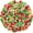 1200pcs, variant on Christmas Beads for jewelry making Bracelet 6mm Round Small Spacer Beads DIY Craft Beads Necklace Supplies, Red & Green & Gold & Silver