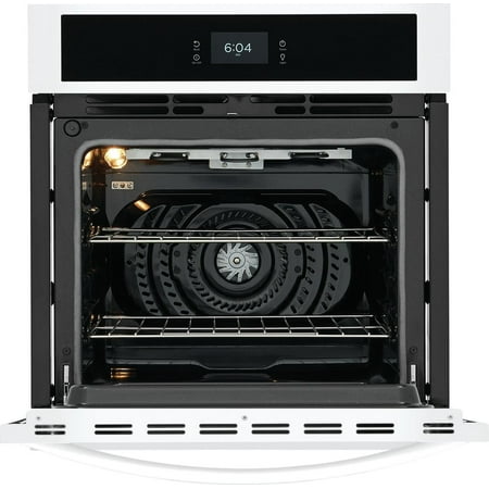 Frigidaire - 27" Built-in Single Electric Wall Oven with Fan Convection - White