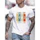 thumbnail image 1 of Trendy Color Block JANUARY 1983 Pattern Print Men's T-shirt, Graphic Tee Men's Summer Clothes, Men's Outfits Tee For Adult, Men, Women, Teen, Teenager, Adolescent, Youth., 1 of 4
