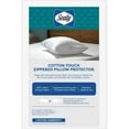 Sealy Cotton Touch Zippered Pillow Protector, Standard Queen