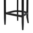 thumbnail image 6 of Americana Mid-Century Modern 30.5" Cane Back Bar Stool Jet Black, 6 of 9