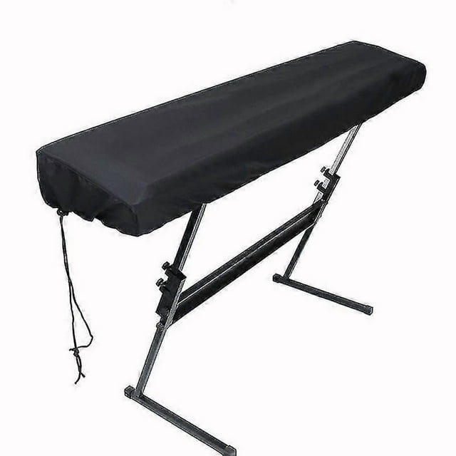 1 Piece (black) Piano Keyboard Cover - Dust Cover With Drawstring - Protection For Electronic Keyboard, Digital Piano, Yama