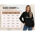thumbnail image 5 of TEMEFON Women's Crewneck Sweatshirts Lightweight Long Sleeve Tunic Tops Cute Pullover Shirts, 5 of 5