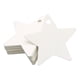 thumbnail image 4 of 100 etiquetas de regalo en forma de estrella, etiquetas colgantes en blanco con agujero, decoración del hogar, manualidades, etiquetas de estrellas BLESIY Etiquetas en forma de estrella, 4 of 7