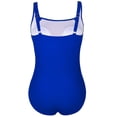 thumbnail image 5 of Firpearl Women's One Piece Swimsuits Vintage Tummy Control Bathing Suit Slimming Ruched Swimwear, 5 of 6