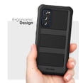 thumbnail image 4 of Encased Designed for Samsung Galaxy S20 FE Belt Clip Case (Falcon) Full Body Protective Phone Case with Holster (Black), 4 of 10