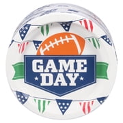 Pizzazz Big Game Football Plate, 10 (100 Count)