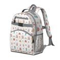 thumbnail image 2 of Fairy Princess Castle Pattern Backpack for School,Cute School Bag,Schoolbag with Adjustable Shoulder Straps & Padded Back,15.25"x11.5"x5.25", 2 of 5