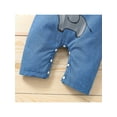 thumbnail image 6 of Blotona Newborn Baby Sleeve Romper Set Infant Cartoon Elephant Printed Button Jumpsuit One Piece, 6 of 8