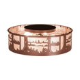 thumbnail image 3 of Meyda Tiffany 26986 Quiet Pond 4 Light 22" Wide Flush Mount Drum Ceiling Fixture - Rust, 3 of 5