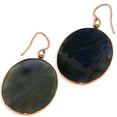 thumbnail image 2 of Galaxy Gold 14K Rose Gold Natural Sapphire Dangle Earrings - September Birthstone - Truth & Nobility - Fine Jewelry for Women, 2 of 3