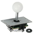 thumbnail image 1 of Joystick Arcade Gamepad Joystick DIY Juego Arcade Fighting Stick Piezas de Repuesto Placa de Circuito con Cabeza Esférica Blanca, 1 of 14