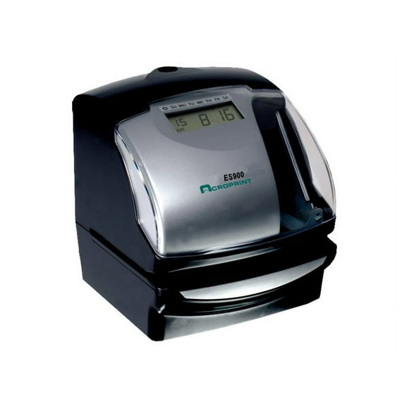 Acroprint ES900 Time Recorder - Time clock/document stamp - printable time cards - unlimited employees