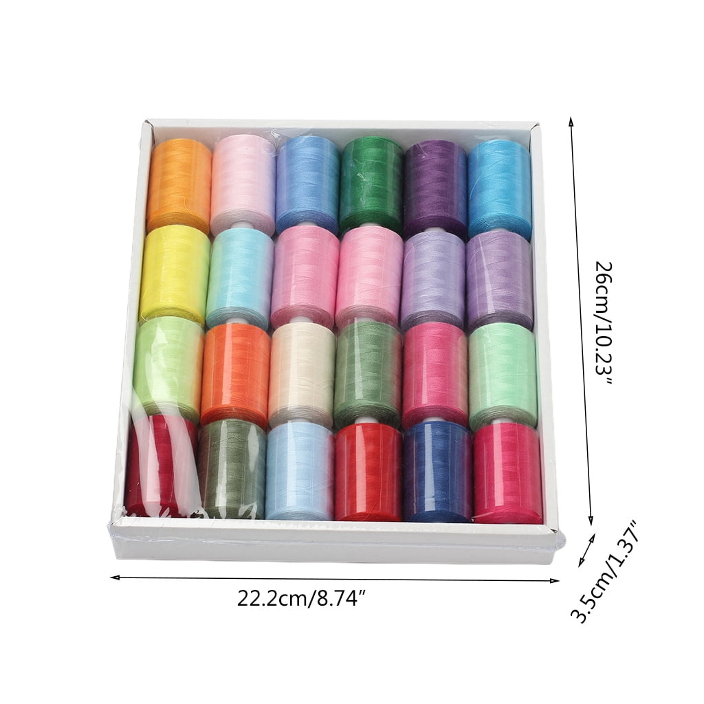 25 x New Assorted 100% Polyester Sewing Thread Spools High Quality 