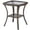 Gray, variant on Bellefurn Outdoor Side Table for Patio Furniture Sets Patio Wicker Side Table with Storage Glass Top Rattan End Table for Porch Backyard Balcony