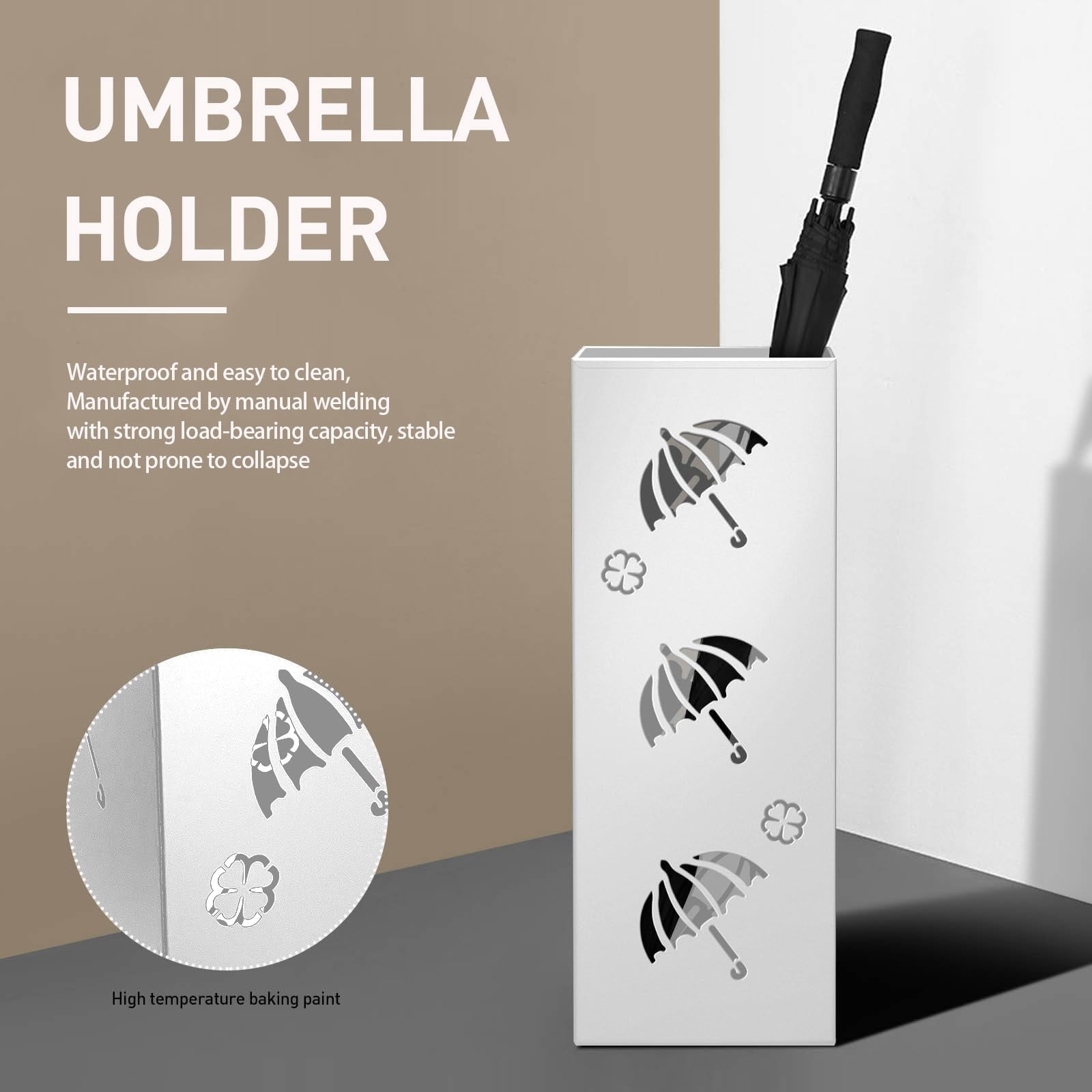 Umbrella Holder For Entryway | Stands Keep Your Floors Dry And Tidy With Our Indoor Stand Stylish Rack Convenient Storage Solution.