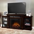 thumbnail image 2 of Real Flame Calie 67" Electric Fireplace TV Stand in Dark Walnut, 2 of 5